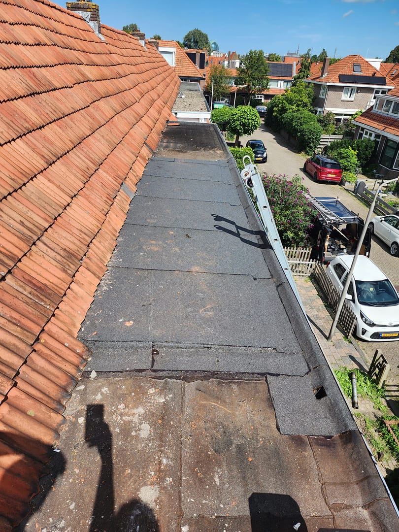 Nieuw dak op de dakkapel